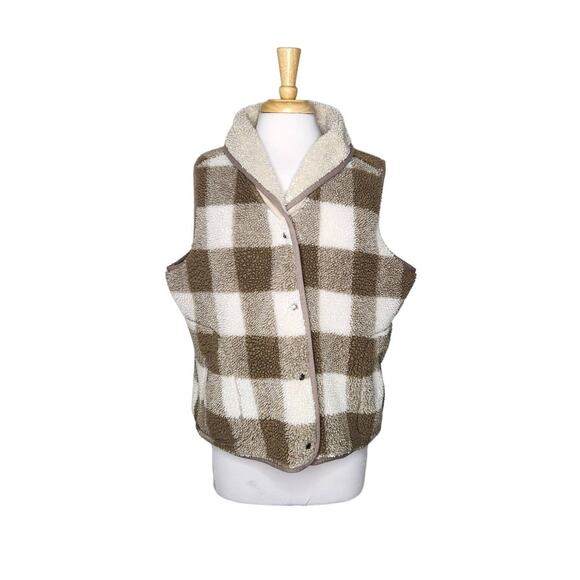 Woolrich Y2K Glacier View Sherpa Fleece Vest XL - Picture 2 of 7